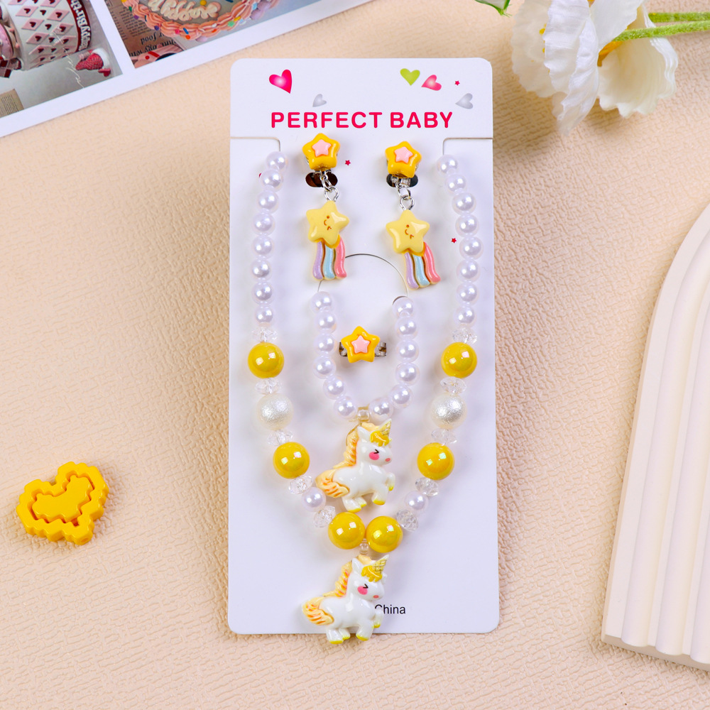 옐로우 유니콘 5종 세트 [종이카드 포함]