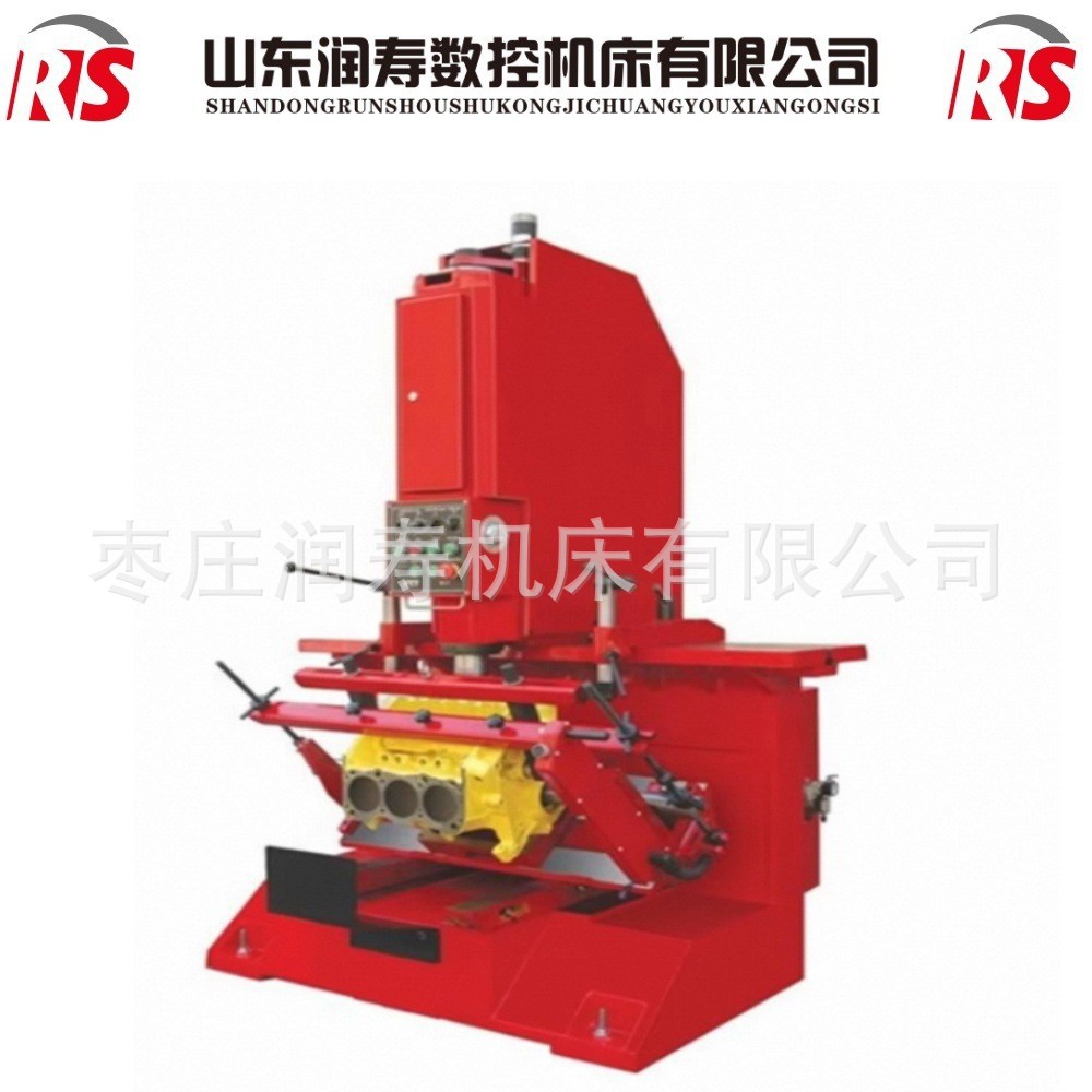 摩托车或汽车气缸的立式数字气浮精镗床FT7