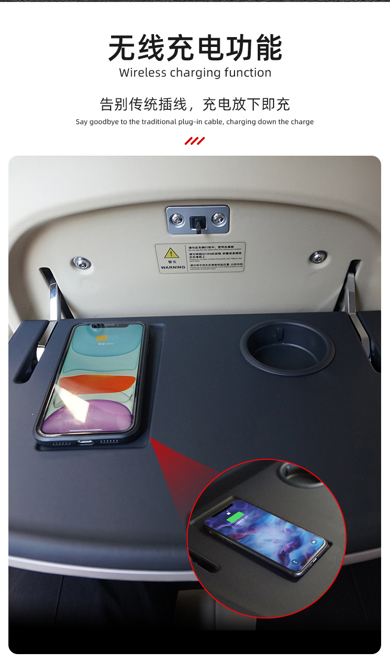Factory Direct Sales Suitable for Kiacarnival Car Modification Accessories Car Foldableing Kia Carnival Small Table