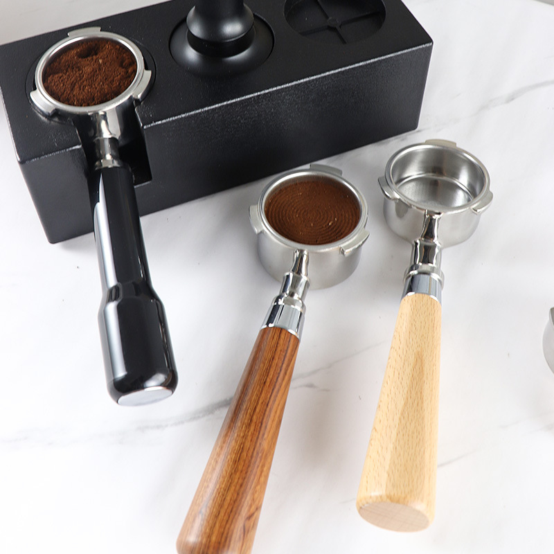 51mm handle fits three edelong EC680 coffee machine 304 stainless steel bottomless coffee handle extraction accessories