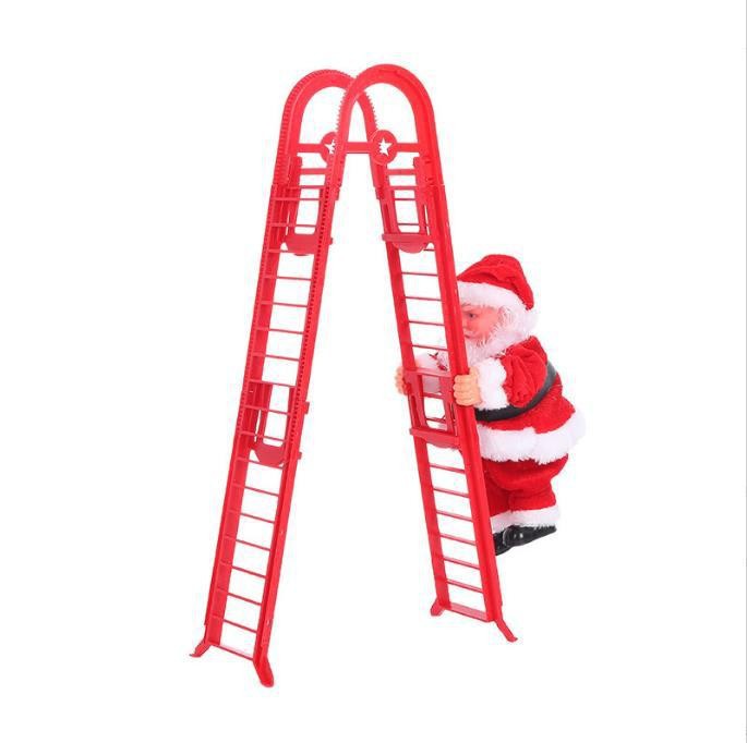 Juguete navideño de Santa Claus, con movimiento y sonido, para decoración image 32