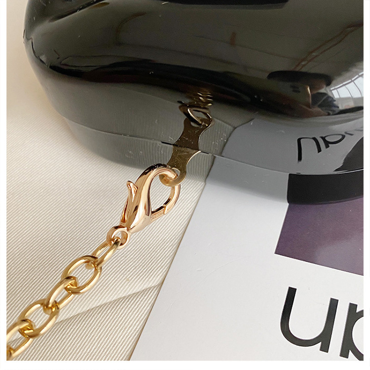 240g Weight Polyester Lining Material Buckle Closure Type Single Shoulder Strap Strap Type Pu Leather Material Solid Color Pattern Streetwear Style Square Shape Red, Gold, Silver, Champagne, Black Color Medium Size Medium Pu Leather Streetwear 30