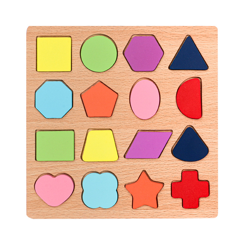 Rompecabezas de números de madera para niños, rompecabezas de letras, gráficos geométricos, juego cognitivo, agarre de mano, juguetes educativos de educación temprana
