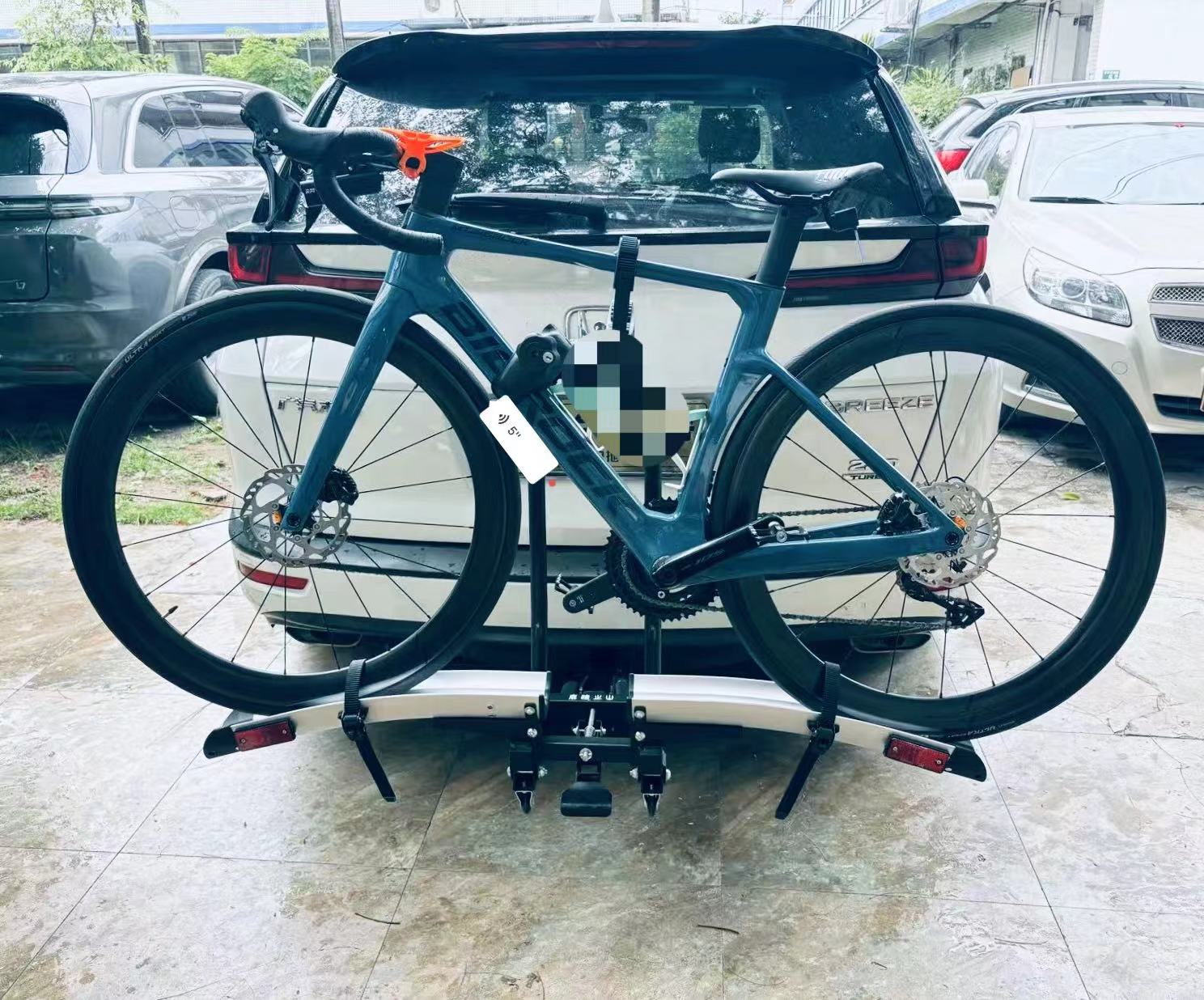 Car-Mounted Bicycle Rack, Motorcycle Rear Rack, Suv Rear Rack, Trunk Square Mouth Foldableing Bicycle Rack