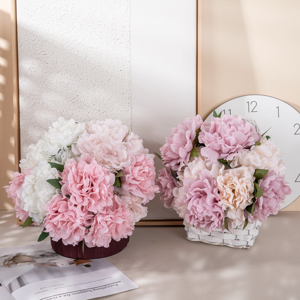 Manufacturer Ailin Peony recommends wedding hand-tied flowers artificial flowers wholesale home decoration craft plants MW11221