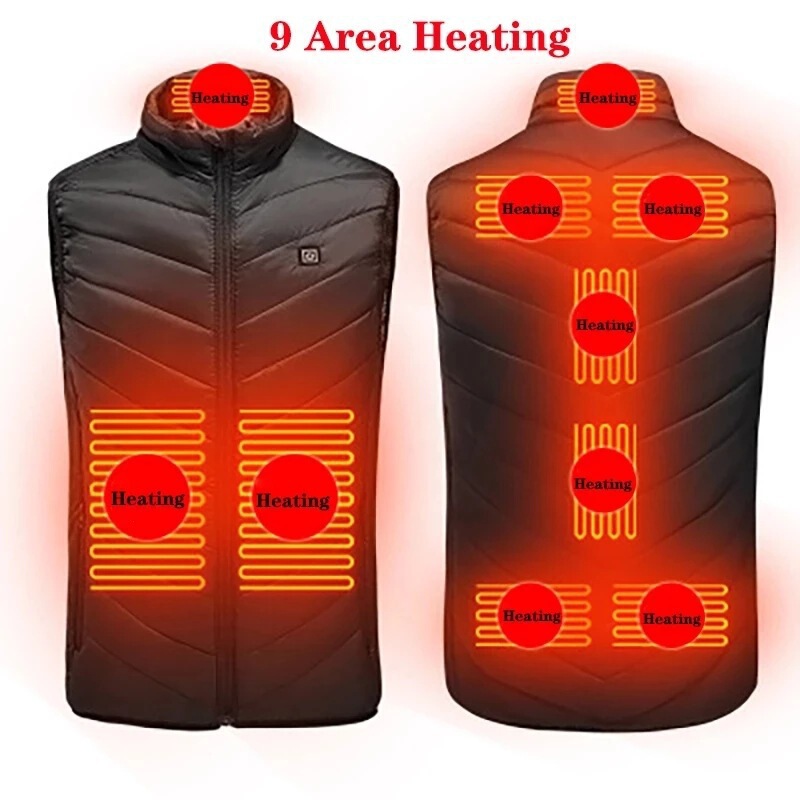 Cross-Border Smart Heating Short-Sleeved Vest with Temperature Control, Electric Heating Vest for Winter, USB Charging, Warm and Heated, Thickened for Men and Women Cross-Border Smart Heating Short-Sleeved Vest with Temperature Control, Electric Heating Vest for Winter, USB Charging, Warm and Heated, Thickened for Men and Women