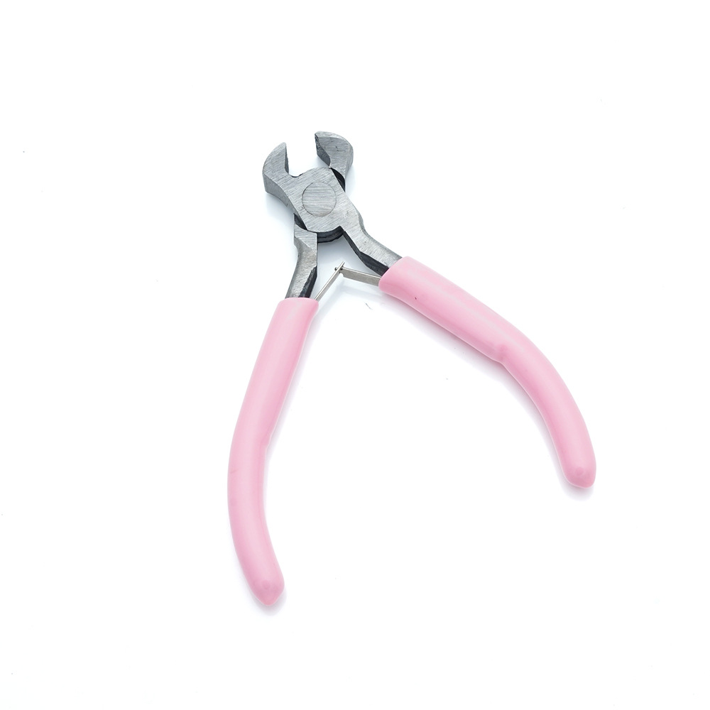 Pinzas DIY hechas a mano pinzas de punta rosa pinzas de joyería pinzas de boca redonda multifuncional mini joyería herramienta de cuentas de bobinado