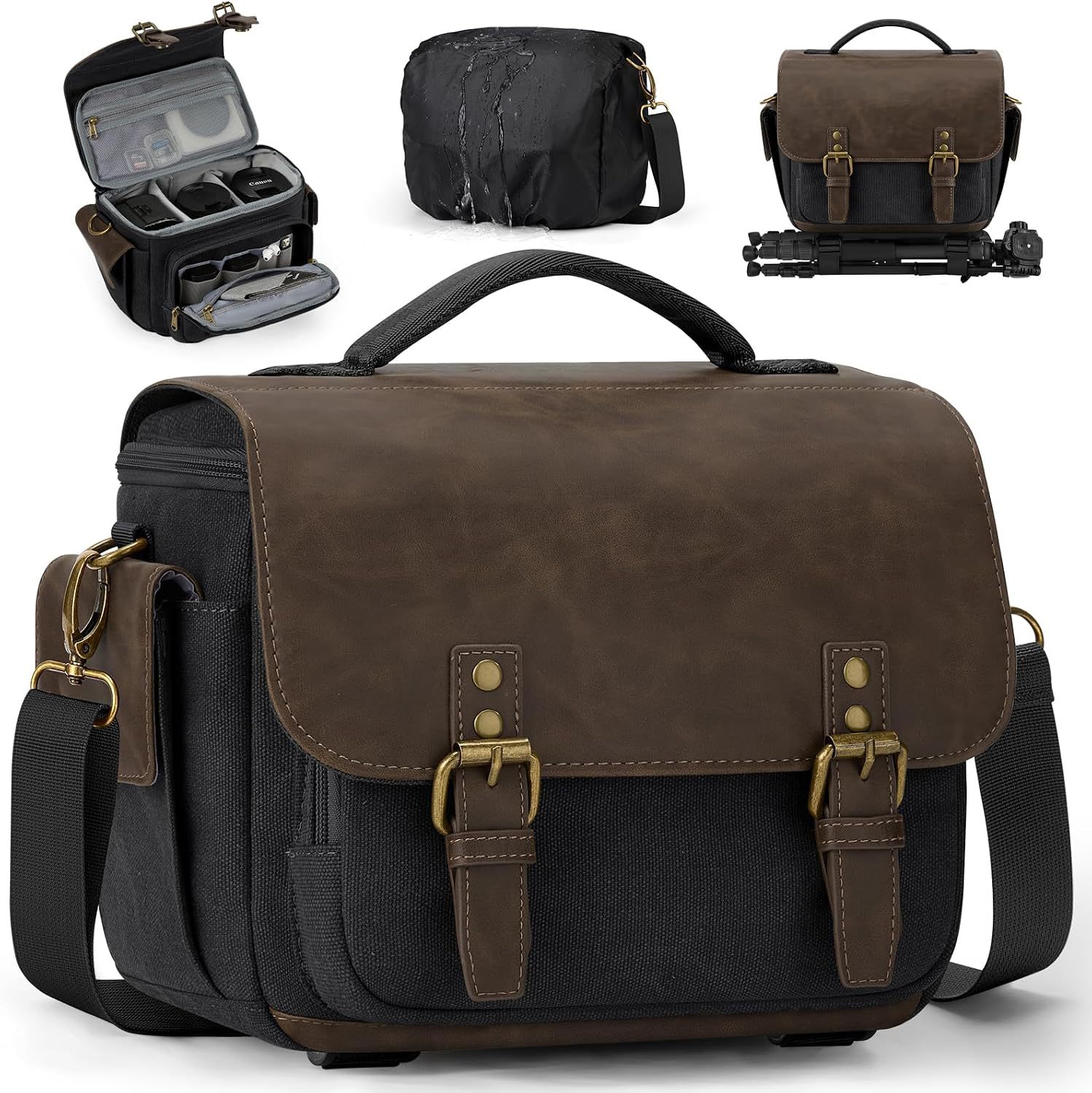 Amazon's best-selling new camera bag: a lightweight, waterproof shoulder bag for DSLR cameras, designed for easy carrying and storage