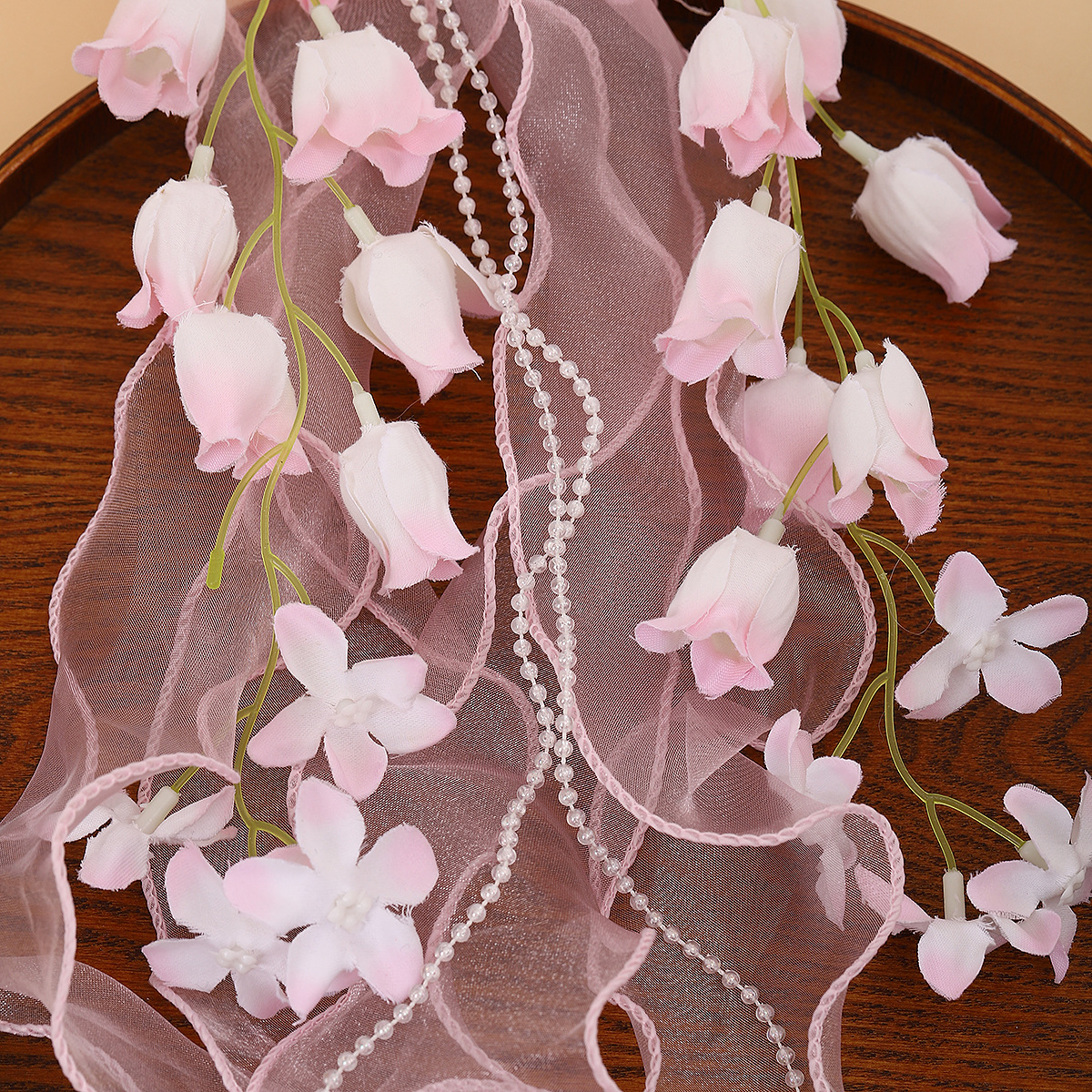 Orquídea de campana princesa viento niños broches Lolita arco super grande adornos de cabello Mori pequeño tocado fresco trasero