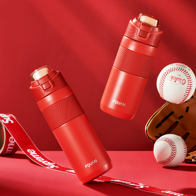 Fuquan Mock Thermos Cup with Handle Outdoor Sports Portable Cup 316 Stainless Steel Vacuum Business Water Cup