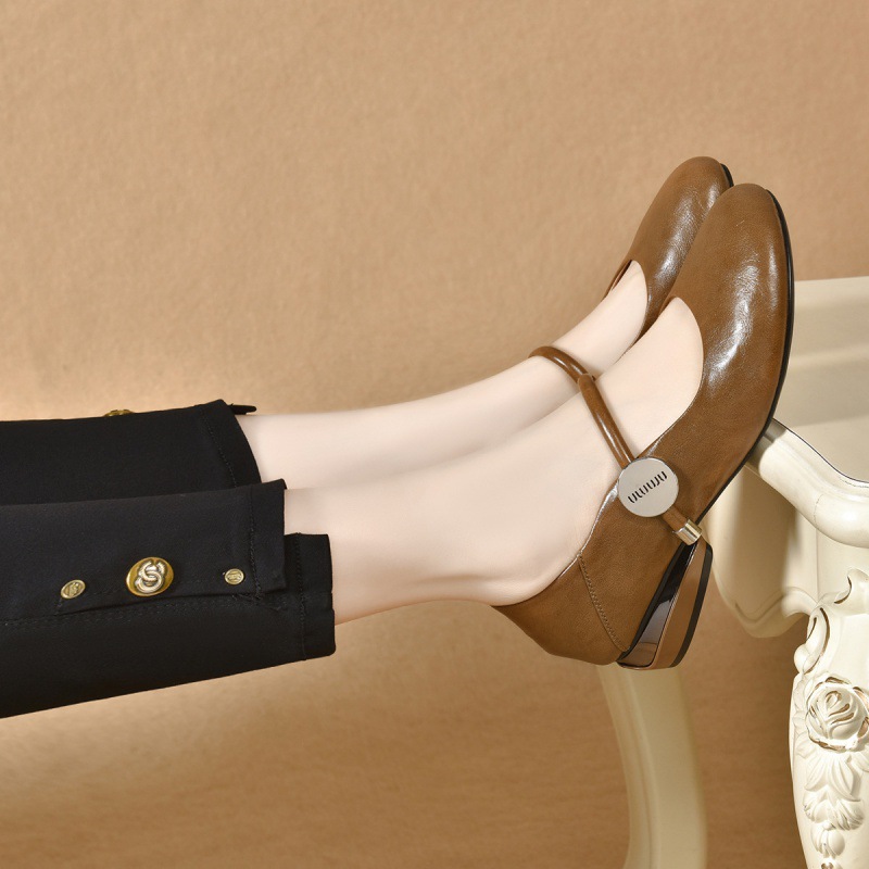 Retro Mary Jane shoes