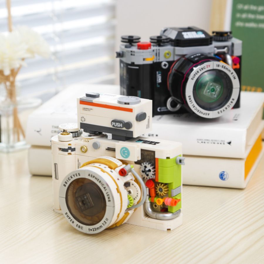 (Cross-border trading), mechanical retro camera, constructor, toy, minifigure