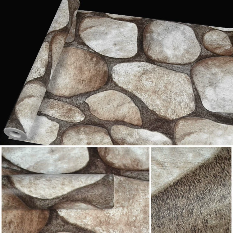 Self-adhesive Wallpaper Roll PVC, 45 cm × 9.8 m, peel-and-stick decorative brick patterns