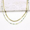 Trend necklace, enamel, chain stainless steel, jewelry, 2023 collection