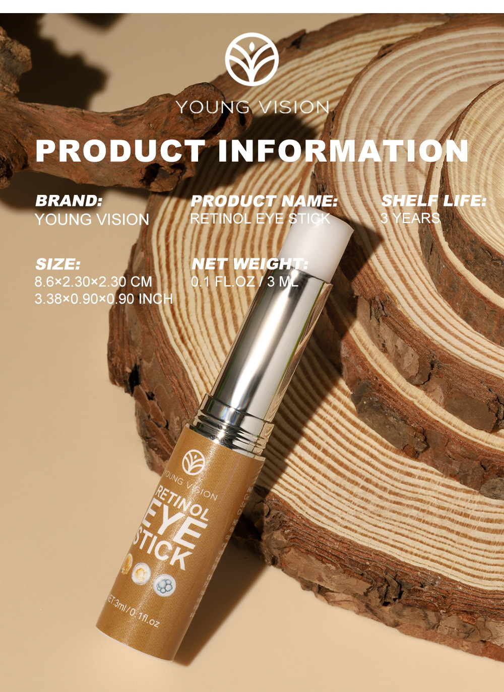 YOUNG VISION Retinol Eye Cream Bar undefined
