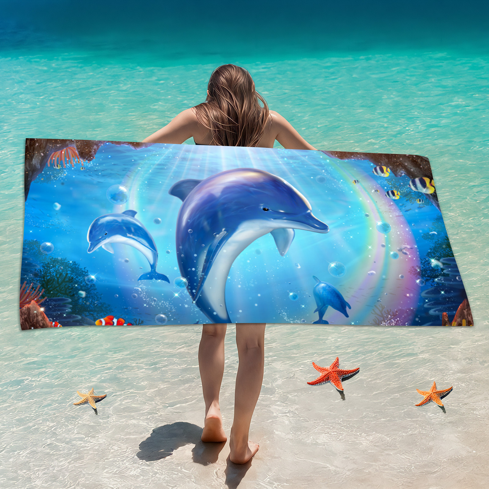 [맞춤형 모델] 국경 간 인기 레인보우 돌고래