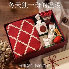 本命年プレゼント旧正月イベントプレゼント客先社員福祉実用保温カップマフラー新年会お土産