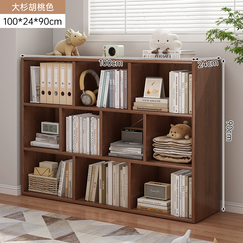 Estante de libro Estante de piso Gabinete combinado sala de estar Gabinete de almacenamiento doméstico Gabinete de almacenamiento Gabinete de exhibición de dormitorio Gabinete de libros simple