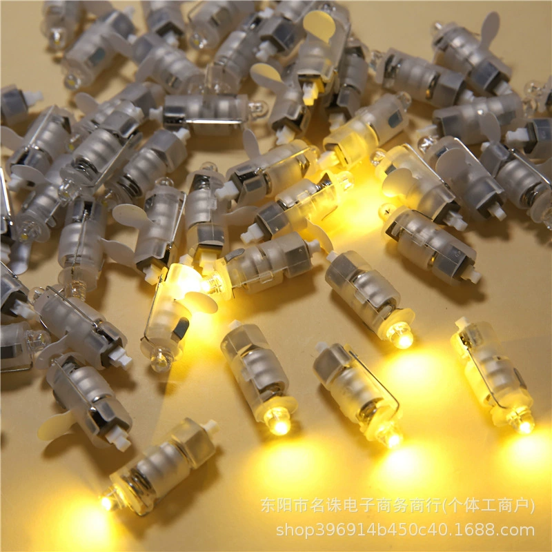 LED-лампочка для шаров с самоблокировкой тёплый жёлтый свет