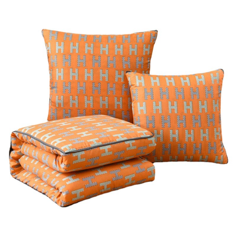 Подушка-одеяло двойного назначения, летняя офисная Подушка для сна, складное одеяло для кондиционирования воздуха, Автомобильная подушка-подушка два в одном