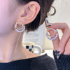 Tide, fashionable universal earrings from pearl, internet celebrity, city style