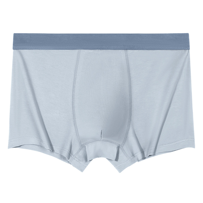 Pantalones interiores de hombre, pantalones de algodón, pantalones de cintura media, pantalones de niño, pantalones cortos cómodos y transpirables de estilo masculino, pantalones cortos de cuatro esquinas, cabeza masculina al por mayor.