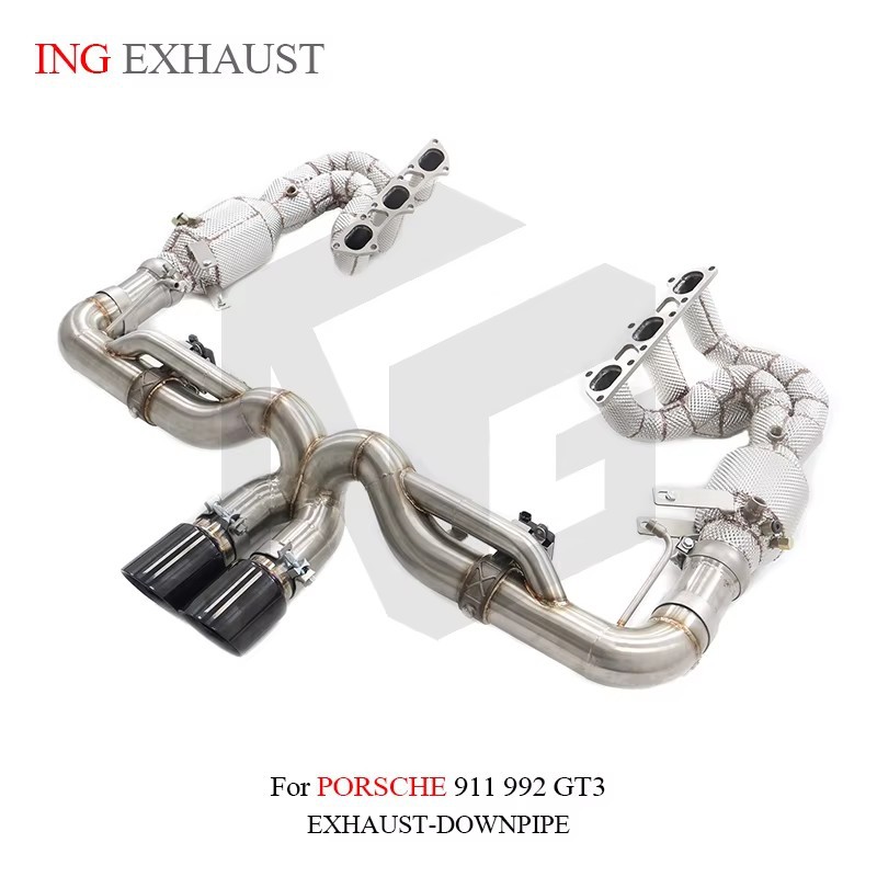 Suitable for Porsche 911 992 GT3 complete stainless steel exhaust system