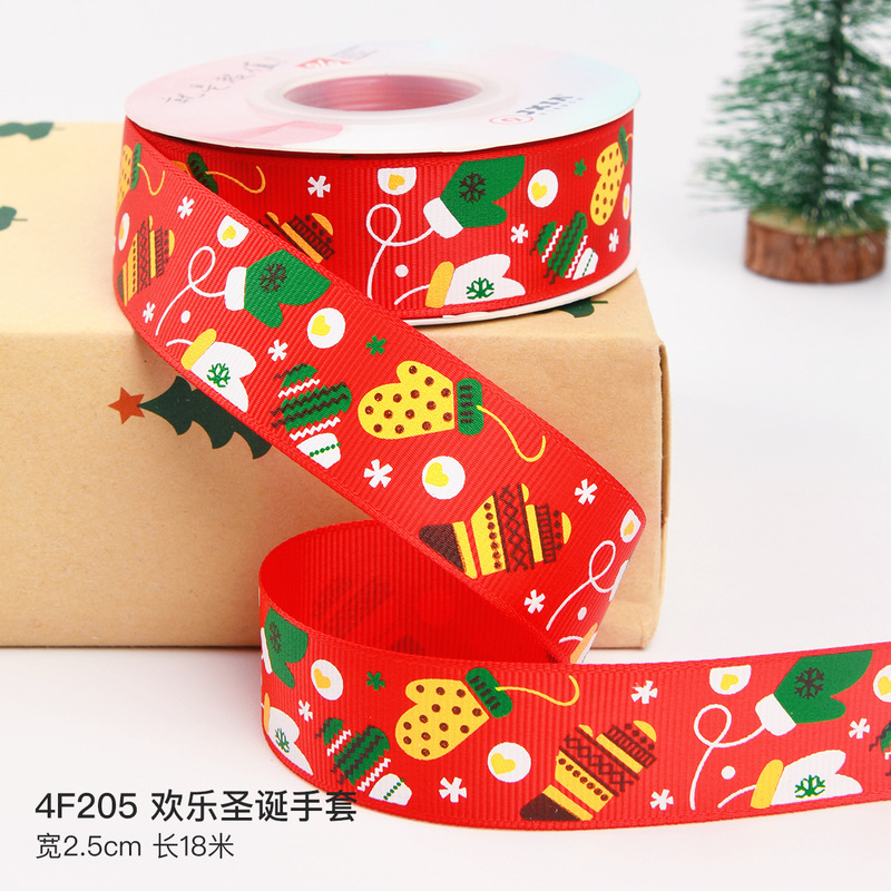 クリスマスリボン、ギフト包装リボン、ケーキデコレーションリボン、フラワーギフトボックスリボン、DIYリボンの越境専用販売|undefined