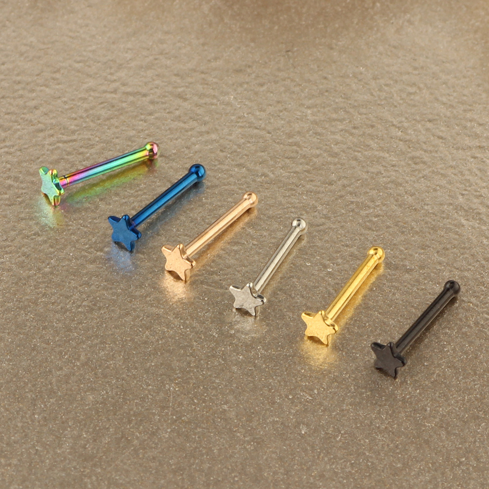 Fashion Geometric Stainless Steel Ear Studs 1 Piece