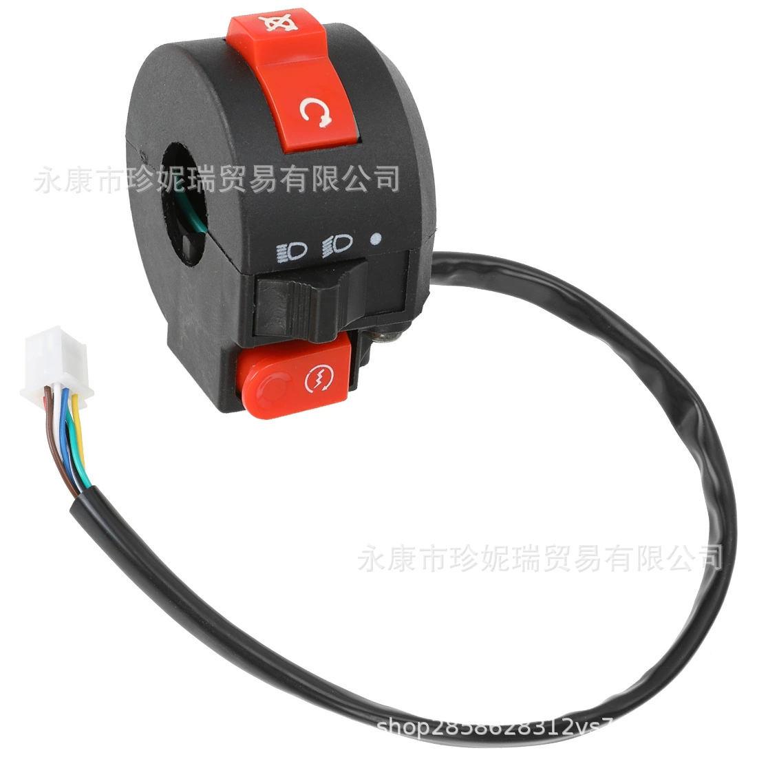 ATV мотоцикл 50 110cc левый интегрированный восьмипроводной трехфункциональный Женский штекер пламя пусковой переключатель фар