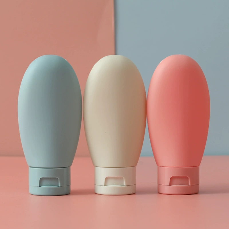 Bottle for traveling, handheld container, plastic shampoo, set, 60 ml