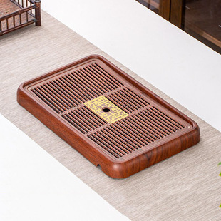 Light Luxury Small Plastic Melamine Tea Table Imitation Stone Kung Fu Tea Set Tea Tray Living Room Drain Tea Tray Household Dry Bubble Tray