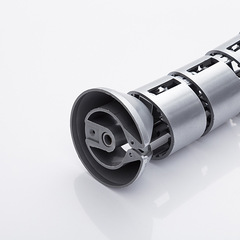 Desk snake-shaped wiring tube, conference table lift table bottom hidden wire tube, round square cable management cable