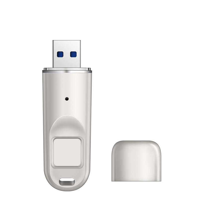 Suministro directo de fábrica cifrado de huellas dactilares disco flash USB aleación de zinc usb3.0 Identificación de huellas dactilares cifrado de computadora de oficina de alta velocidad disco flash USB