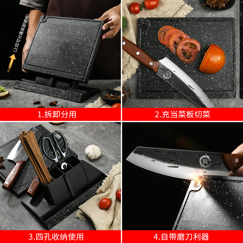 Kit combinado de cuchillo de cocina forjado Longquan cuchillo de cocina cuchillo de hueso afilado cuchillo de corte de verduras doméstico otros