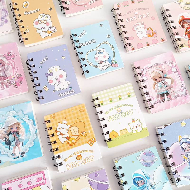 A7 Cartoon Pocket Book Portable Handbook Children's Student Gift Award Small Gift Coil Mini Notebook A7 Cartoon Pocket Book Portable Handbook Children's Student Gift Award Small Gift Coil Mini Notebook