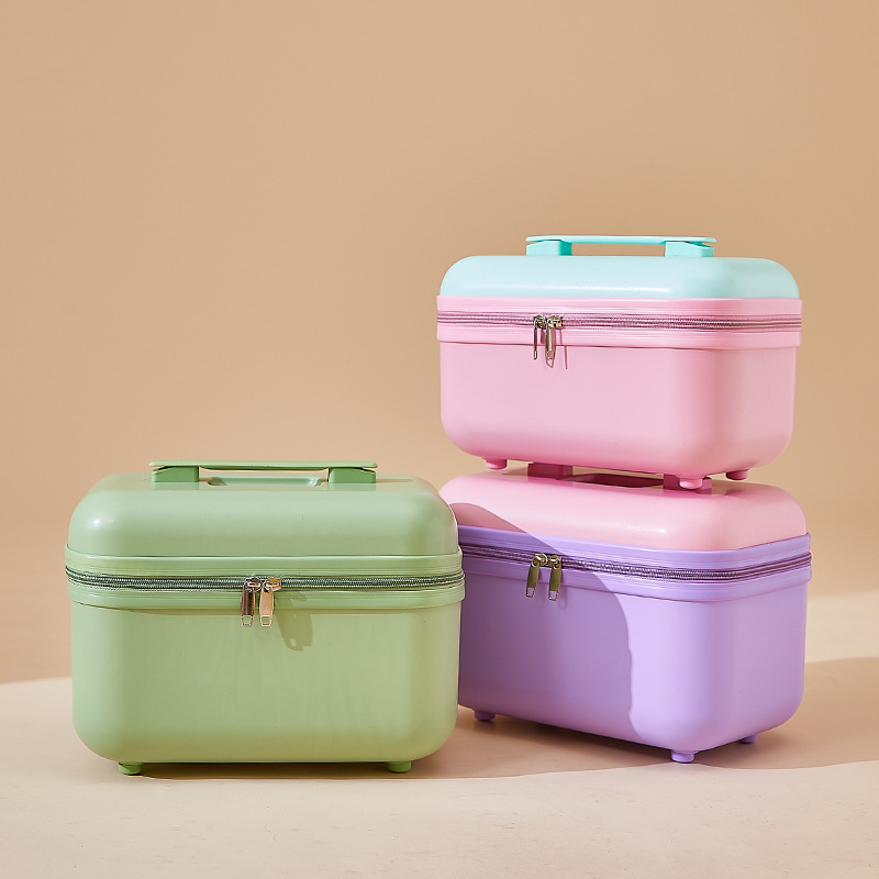 Women's Handbag 14inch Gift Box Suitcase Storage Cosmetic Case 16inch Large Capacity Storage Box Retro