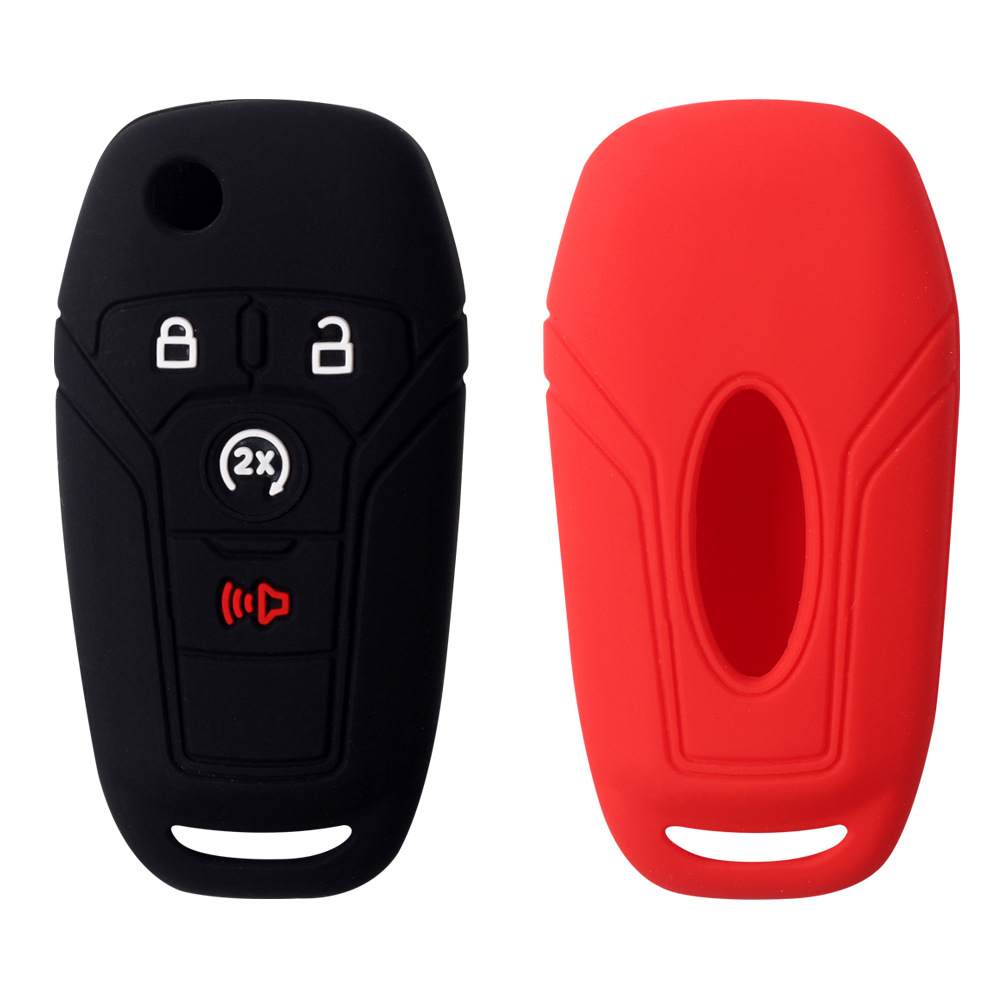 2Pcs Silicone Car Remote Key F