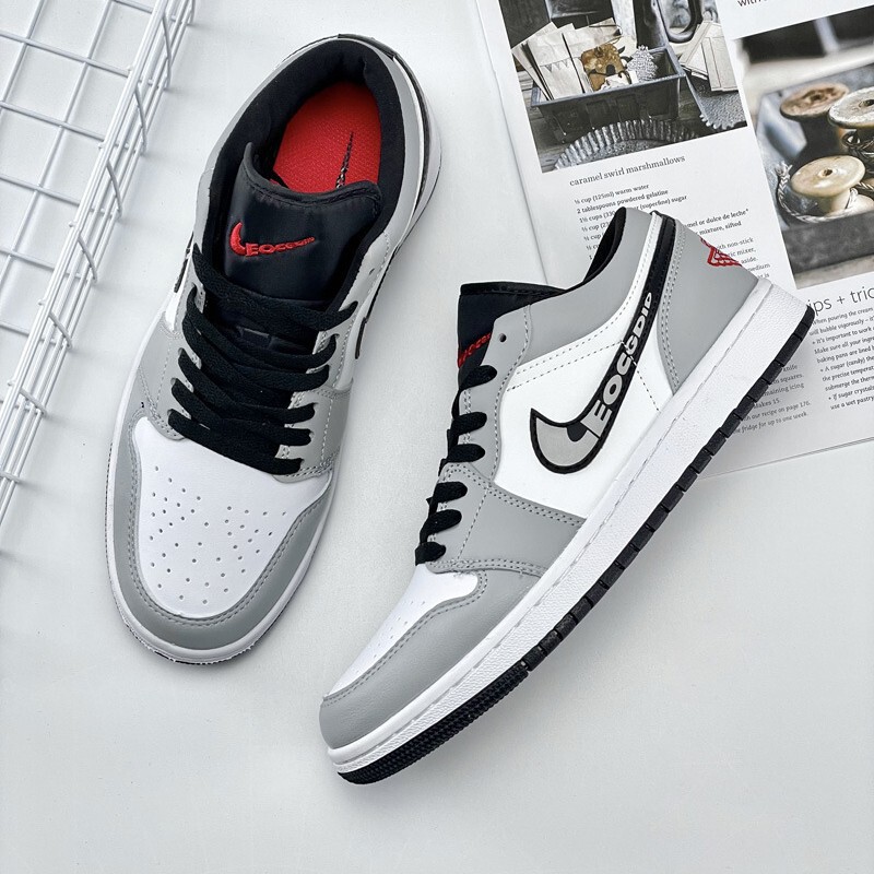 [Pu'Ian Factory] Aj1 Low-Top Casual Shoes Aj High and Low-Top Ash Couple Versatile Sneakers