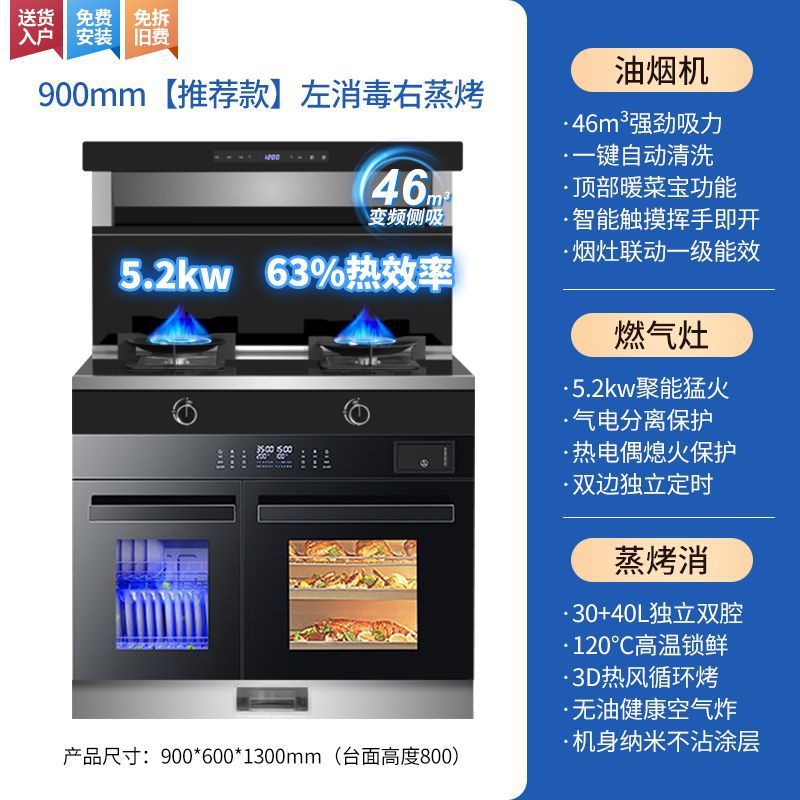 핫 판매 모델 + 따뜻한 음식 + 음성 제어 타이밍 + 왼쪽 및 오른쪽 스팀 - 천연가스 [집마다 설치 + 무료 펀치]