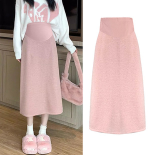 in stock Autumn New Design Sense Split Pregnant Women's Skirt Spring and Autumn Pregnant Women's Skirt