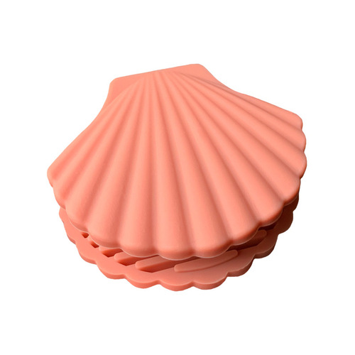 Household kitchen pot lids, high temperature resistant pot handles, anti-scalding silicone casserole dish clips, creative shell heat insulation clips