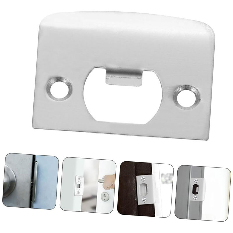 Placa de bloqueo de madera pieza de guía de perno de la puerta bloque de bloqueo cuerpo hebilla pieza perno hebilla caja hardware en stock accesorios al por mayor