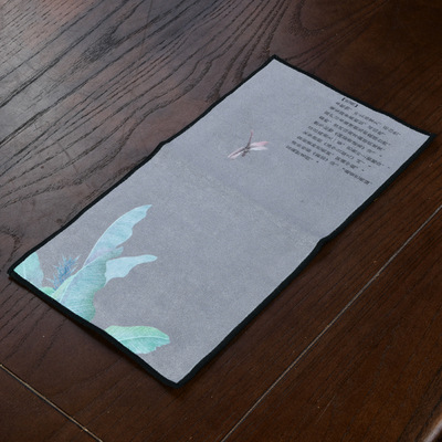 Zen chino toalla de té de gamuza paño de té absorbente toalla olla Kung Fu juego de té accesorios mesa de té Toalla de trapo té