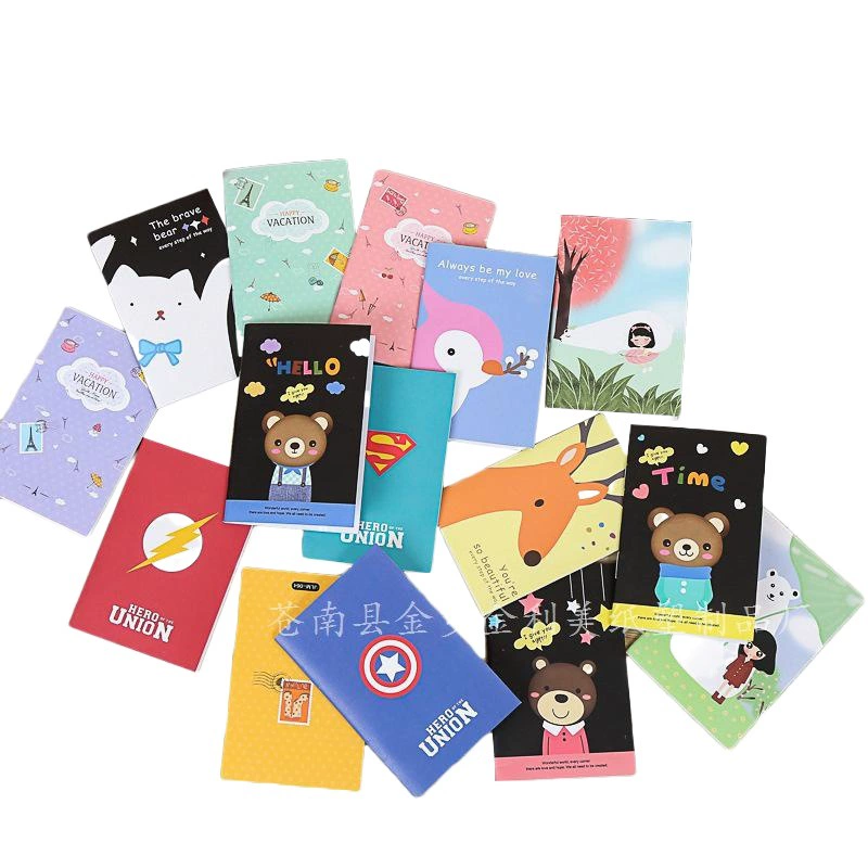 Производители выпускают симпатичные блокноты с мультяшными рисунками, школьные принадлежности для студентов, блокноты для офиса и бизнеса.