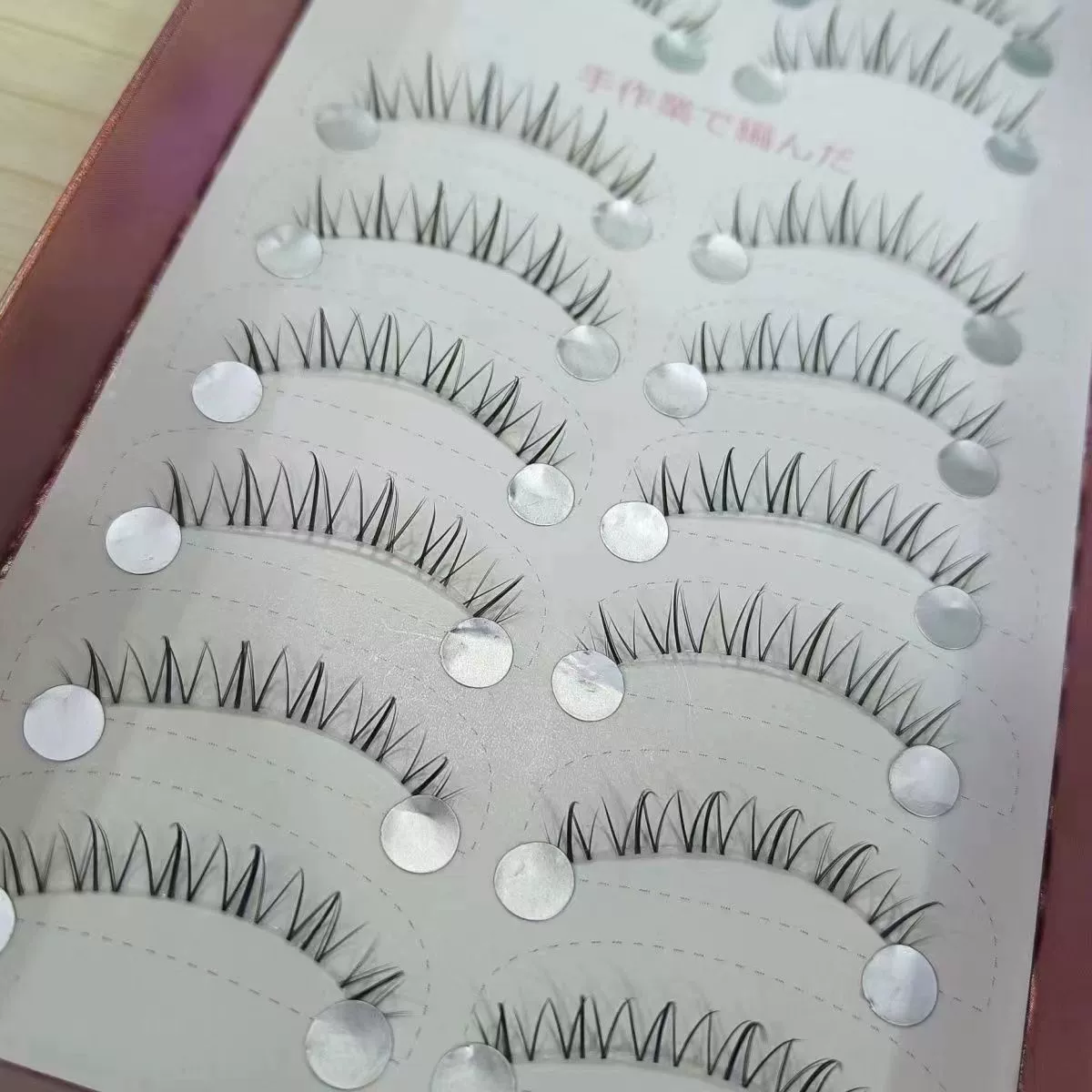 Fairy comics for eyelashes, transparent false eyelashes, 10 pair