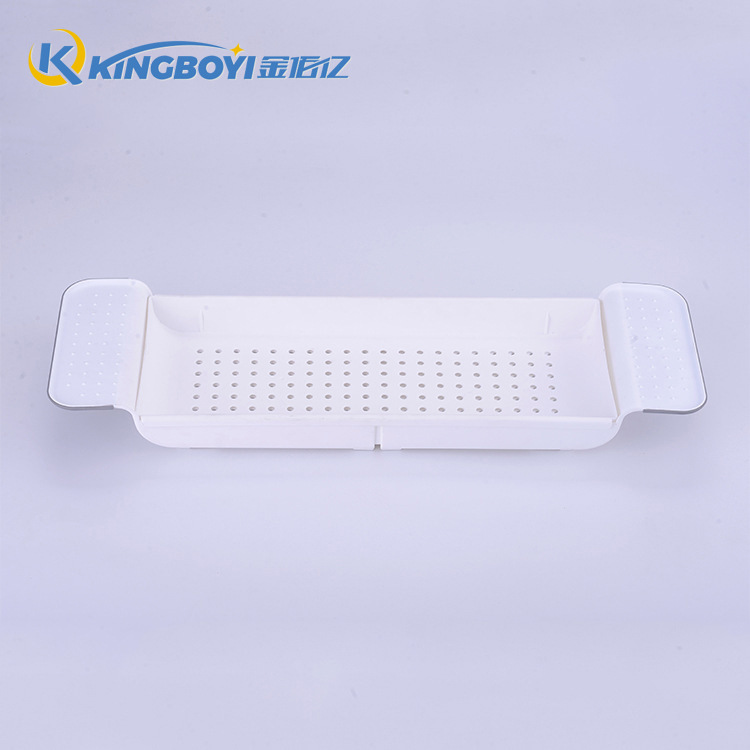 Estante de plástico para baño en casa Canasta de drenaje retráctil para frutas y verduras Canasta de drenaje para fregadero de cocina