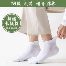 7A级抗菌防臭袜子男士女士棉短袜新疆棉袜春夏船袜女不掉跟女袜