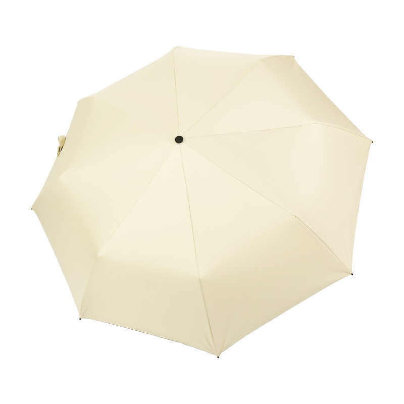 小清新纯色系折叠手动雨伞加厚抗风耐用遮阳伞防紫外线两用太阳伞|undefined
