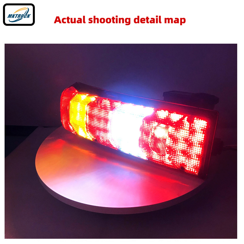 Aplicable a Mercedes-Benz camión pesado ACTROS MP4 / MP3 ATEGO LED luz trasera de camión de freno trasero luz de dirección